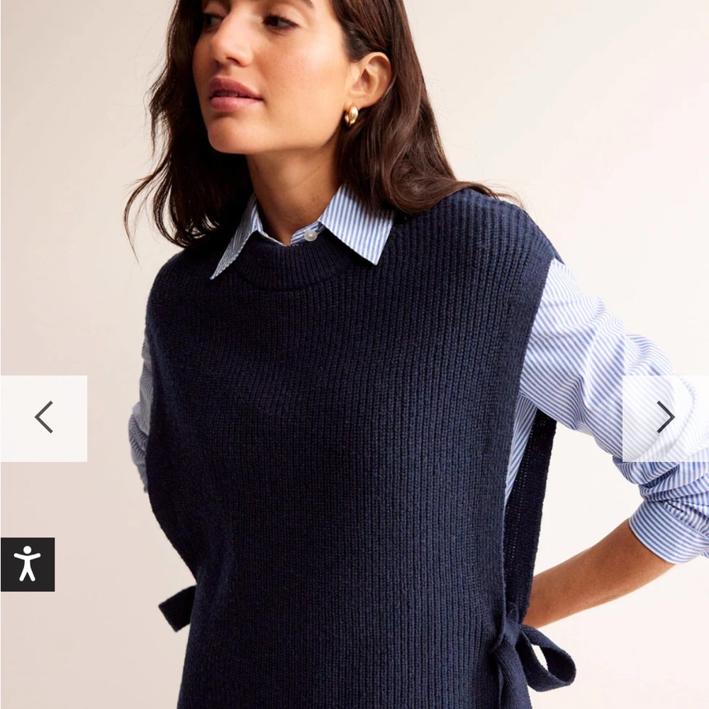 ISO Boden Tie Side Knitted Tabard